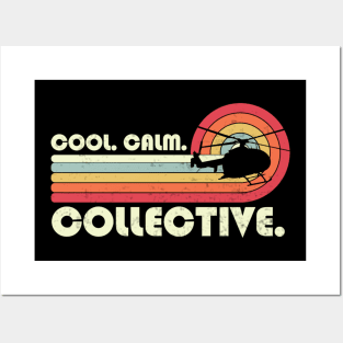 Cool Calm Collective Funny Helicopter Pilot Posters and Art